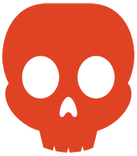 red skull icon